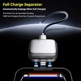 Smart Auto Stop Charging Adapter Auto Cut-Off Charger Protector with AI Full-Charge Disconnect Universal Overcharge Protection Adapter for Phone