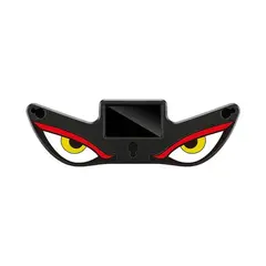 LED Warning Light Safety Signal Lamp Demon Devil Eye with Solar Power