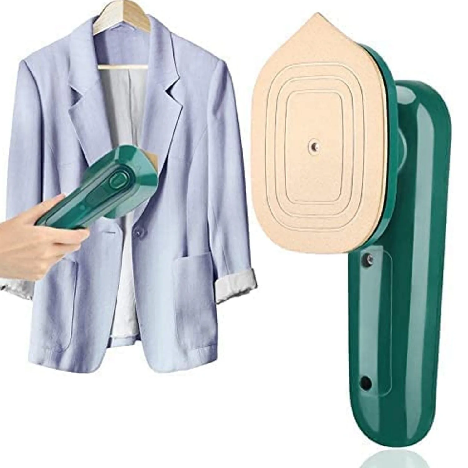 Mini Handheld Steam Iron – 2-in-1 Portable Garment Steamer